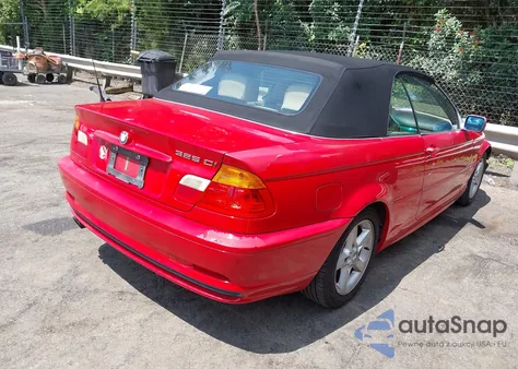 2002 BMW 325Ci from USA, damaged, VIN WBABS33472JY59504